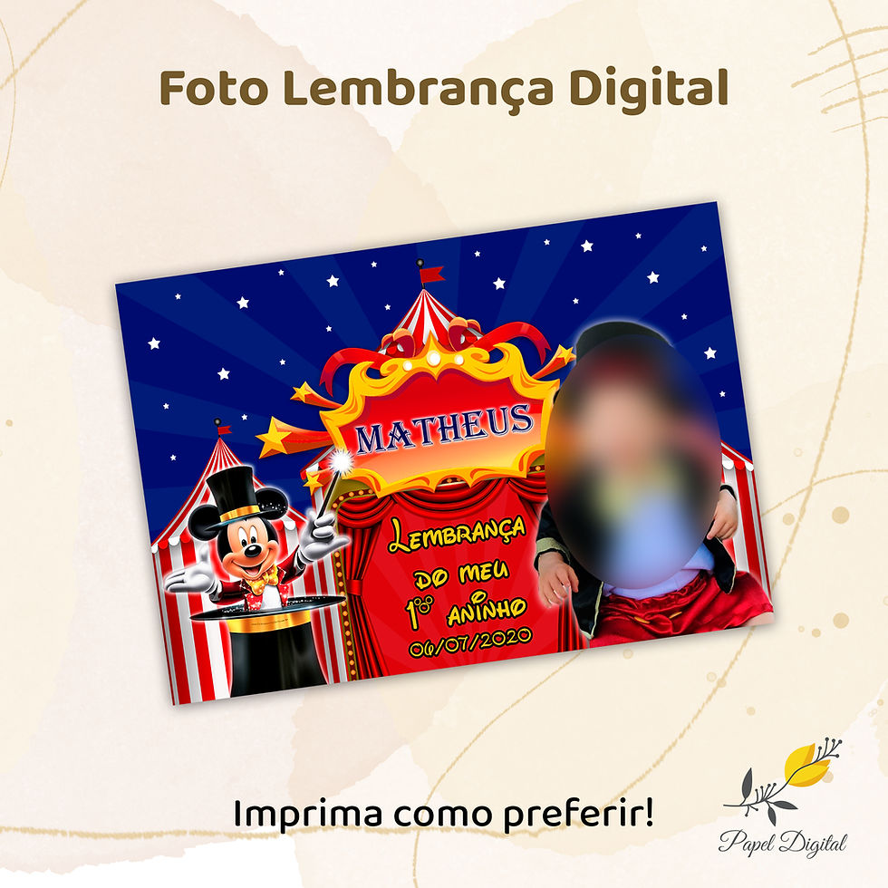 Miniatura: Foto Lembrança Mickey Circo