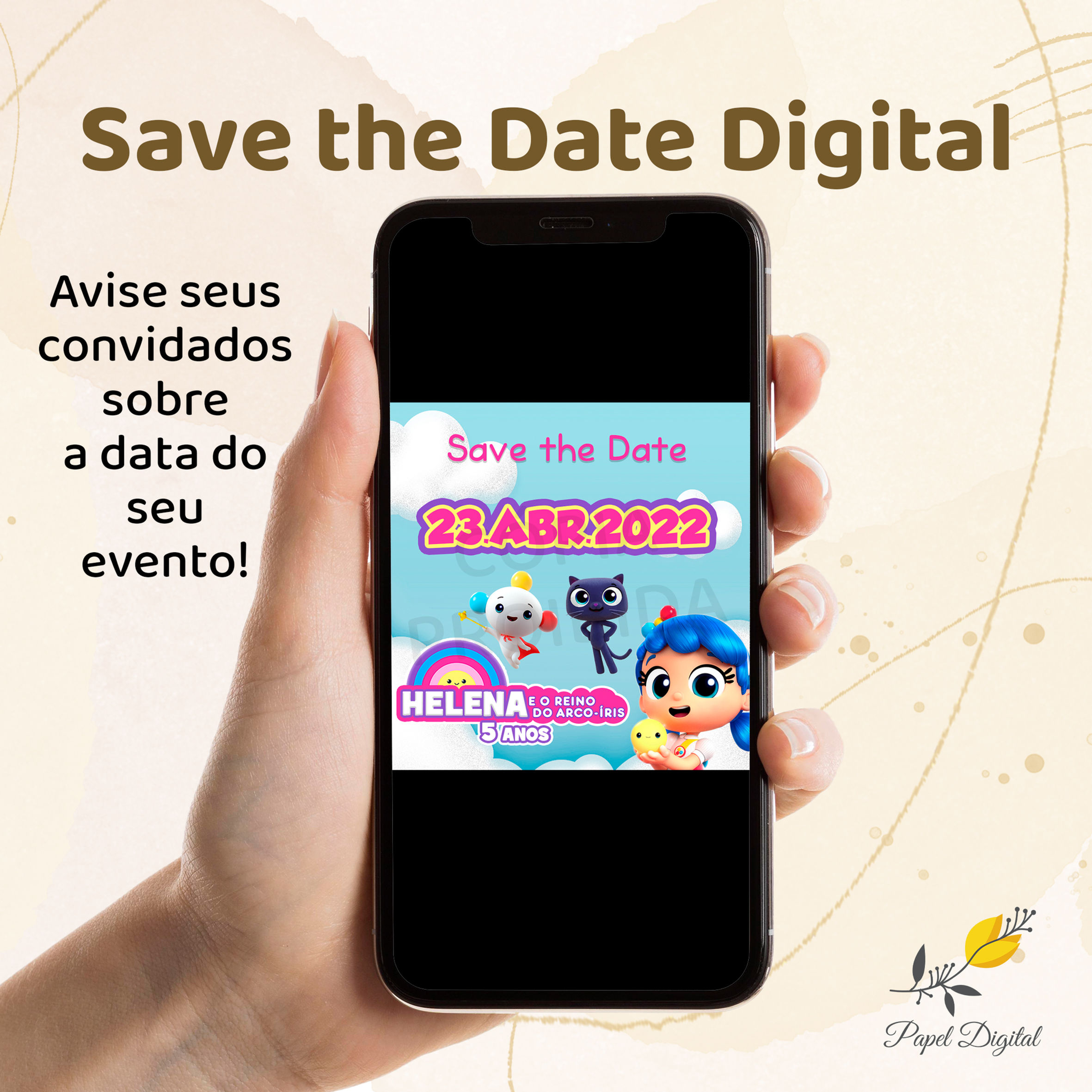 Save the Date Vera e o Reino do Arco-Íris