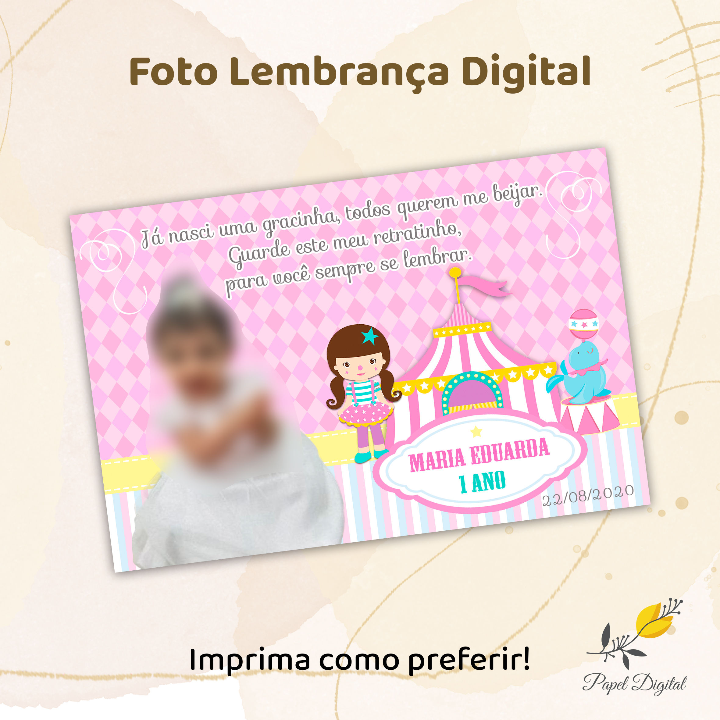 Foto Lembrança Circo