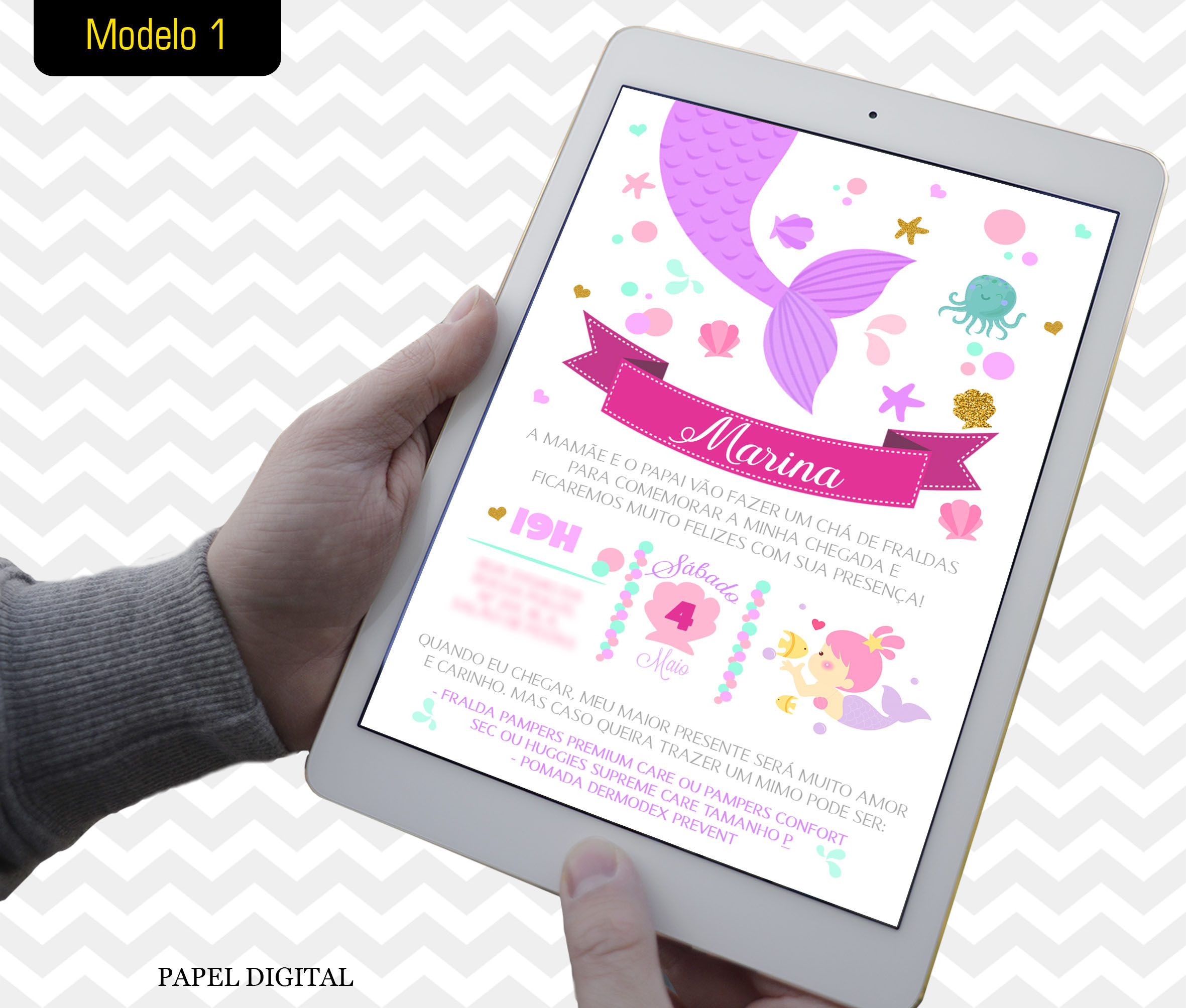 Convite Digital Sereia