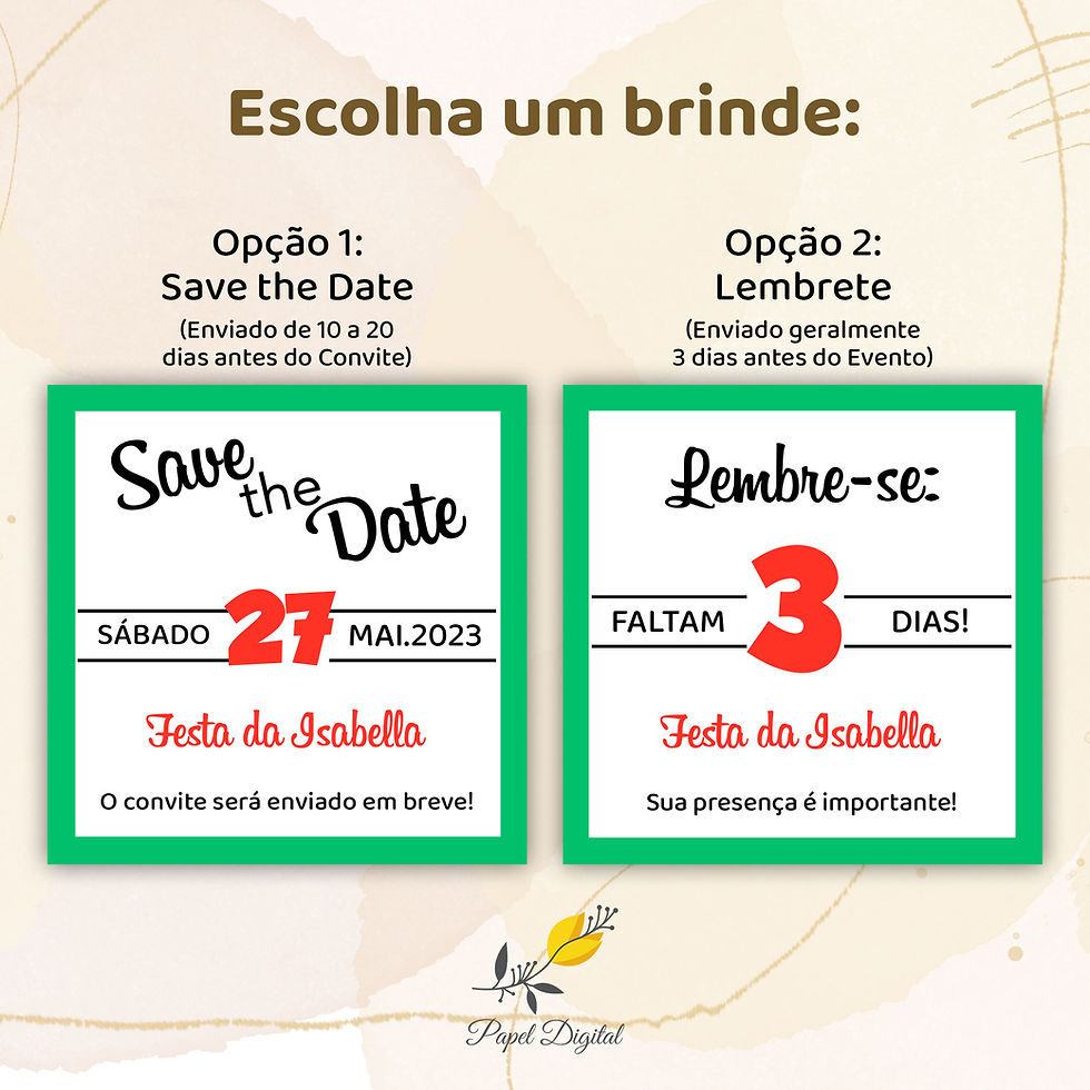 Miniatura: Convite Digital Branca de Neve Modelo 8