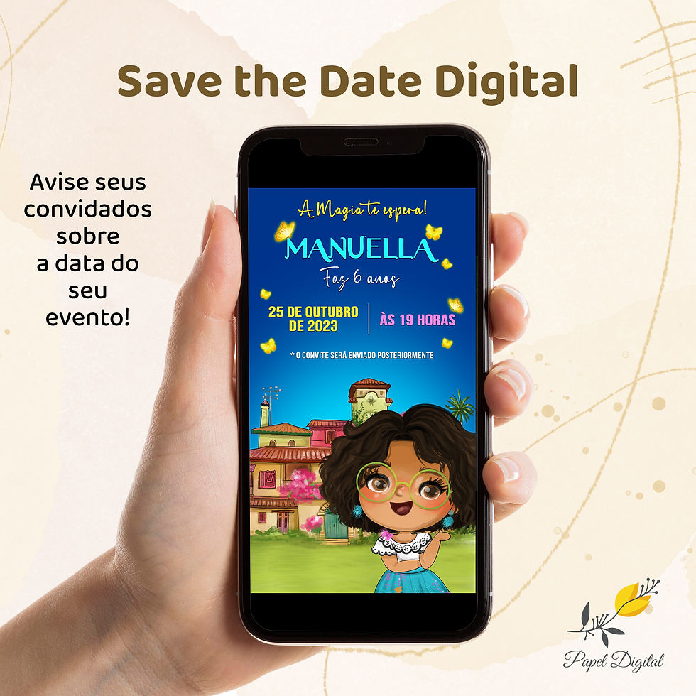 Save the Date Encanto Modelo 3