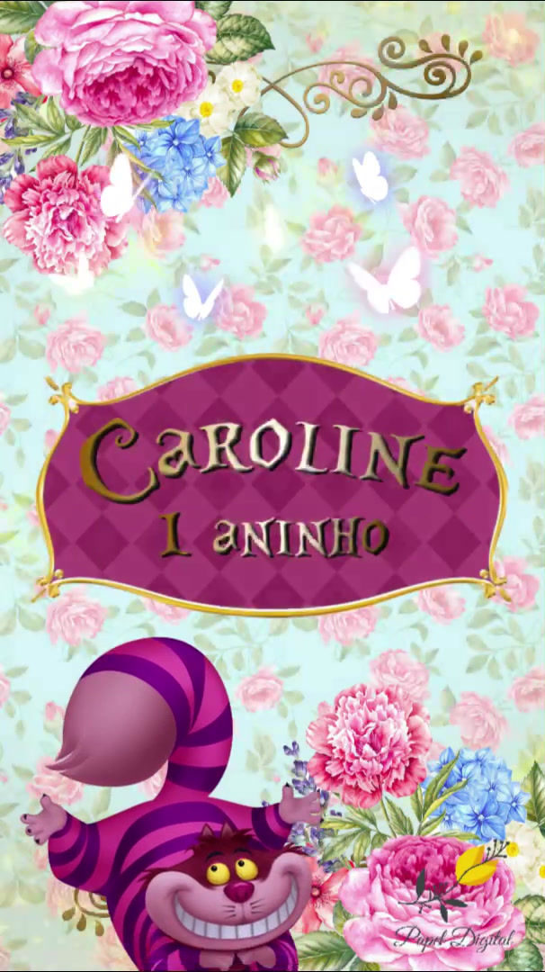 Miniatura: Convite Animado Alice no País das Maravilhas