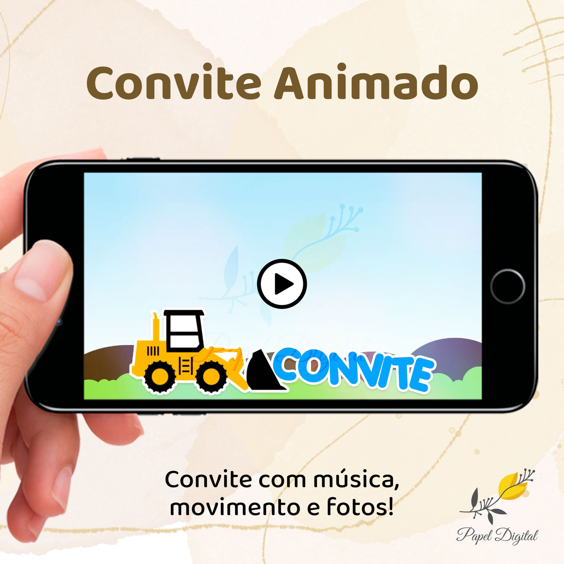 Convite Animado Construtor