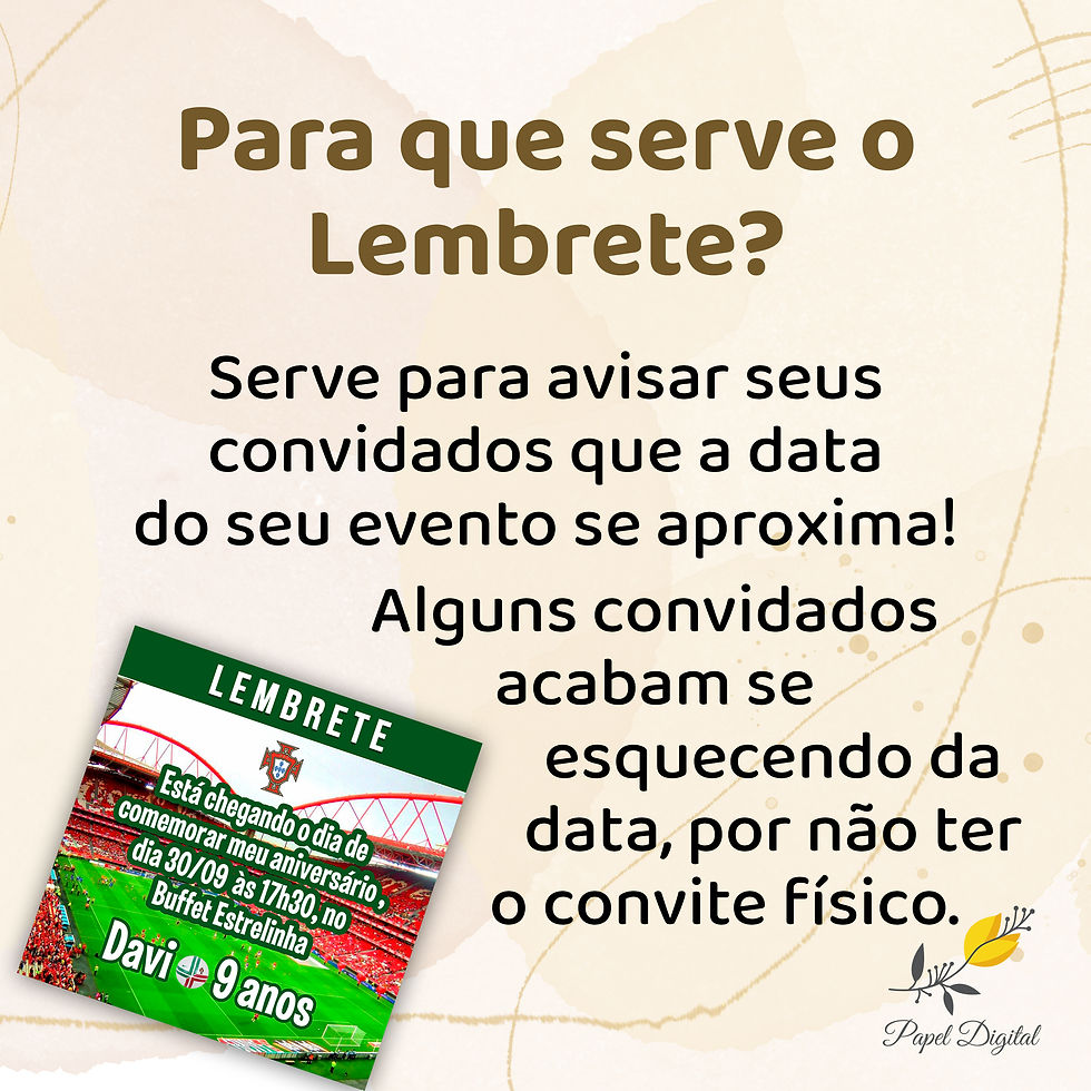 Miniatura: Lembrete Futebol Modelo 3