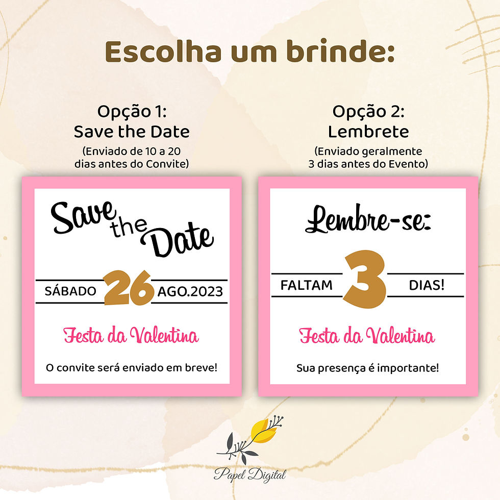Miniatura: Convite Digital Princesas Modelo 1