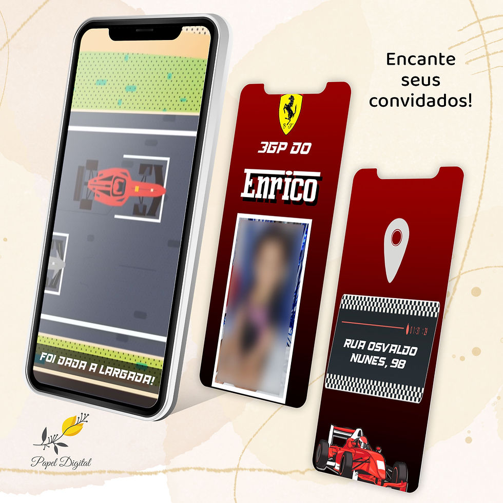 Miniatura: Convite Animado Ferrari