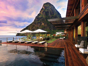 Sugar Beach in St Lucia