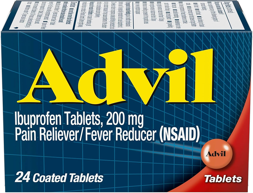 Advil Pain Reliever and Fever Reducer, Ibuprofen 200mg