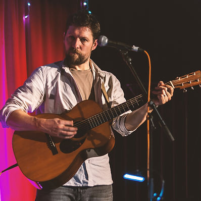 Rupe McDonald guitar and vocals with Lvov Affair klezmer band, Devon
