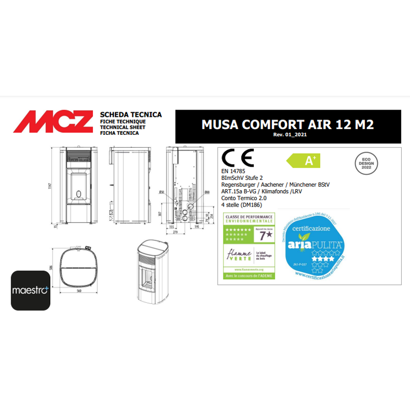 Miniature : MUSA AIR MATIC 10 CORE R / C.AIR MATIC 12-14 CORE R / AIR 10 R / AIR 10 UP