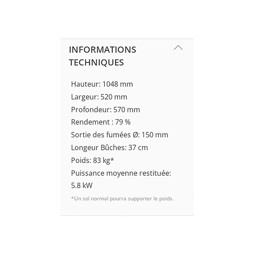 Miniature : ME PEDESTAL AVEC VITRE LATERALES - 5.8KW