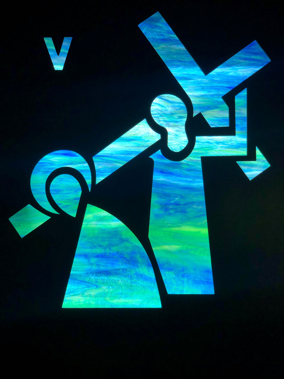 Station V of the Stations of the Cross, designed by John Drawbridge, Chapel of Our Lady of Compassion