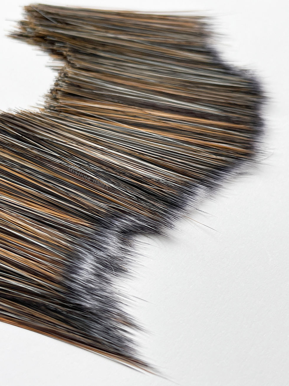 Thumbnail: Faux Animal Hair - Grey Tipped Mix