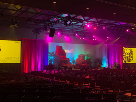 Disney Data Analytic Lion King Musical Lighting Display