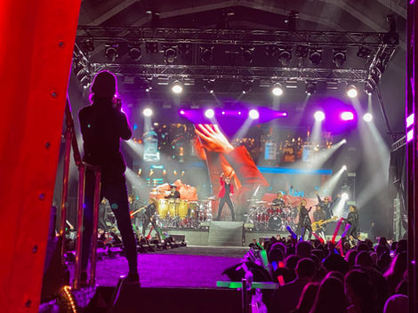 Lake Nona Hilton Vacation Concert Series Lighting Display