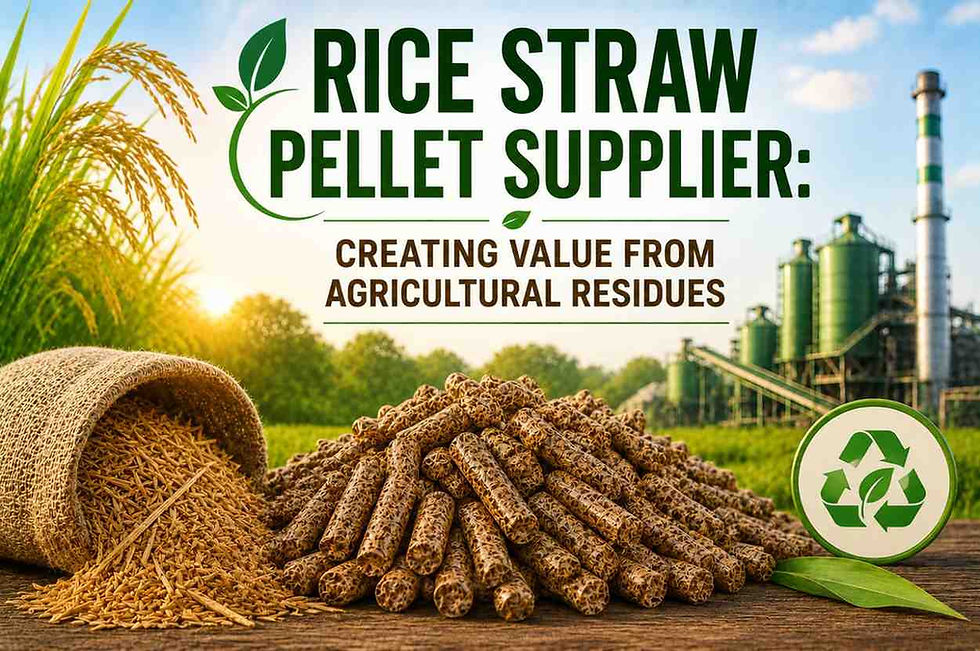 Rice Straw Pellet Supplier
