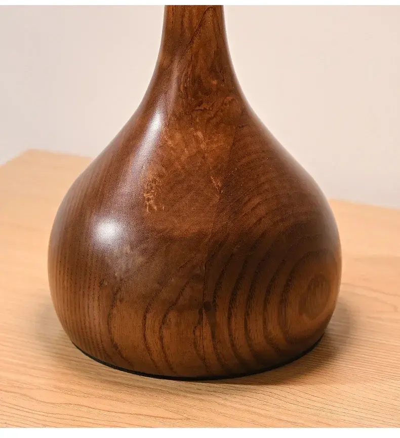 Thumbnail: Retro Style Floor Lamp Wooden French Desk Lamp for Bedroom Living Room Study Roo