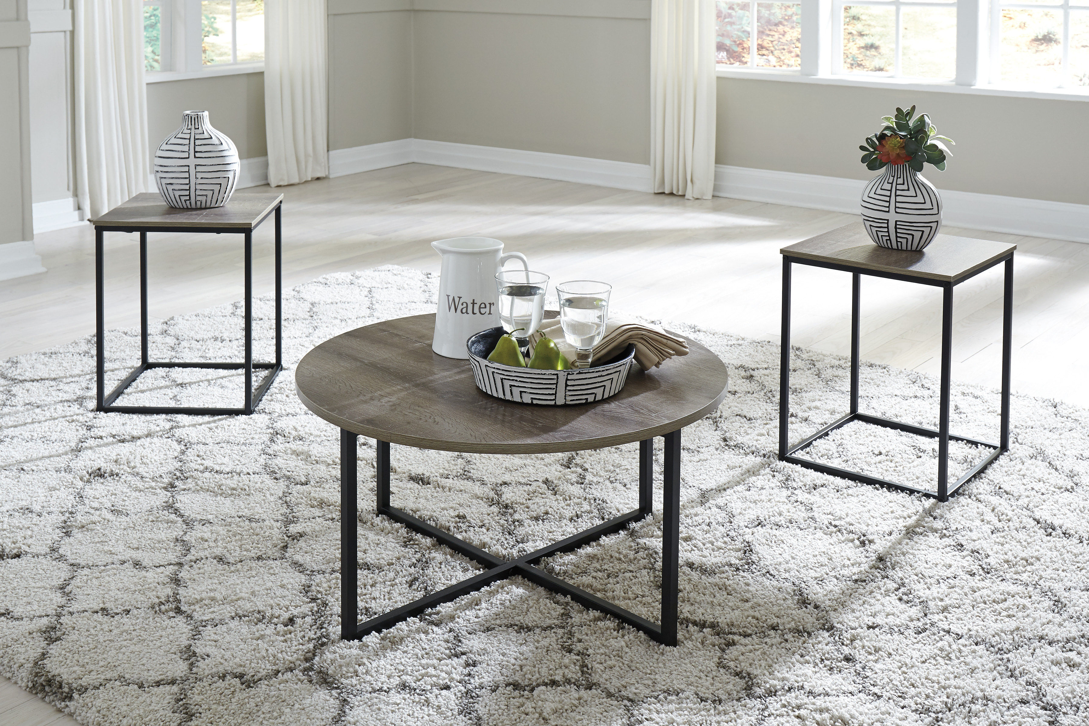 Ashley T103-213 Occasional Table Set