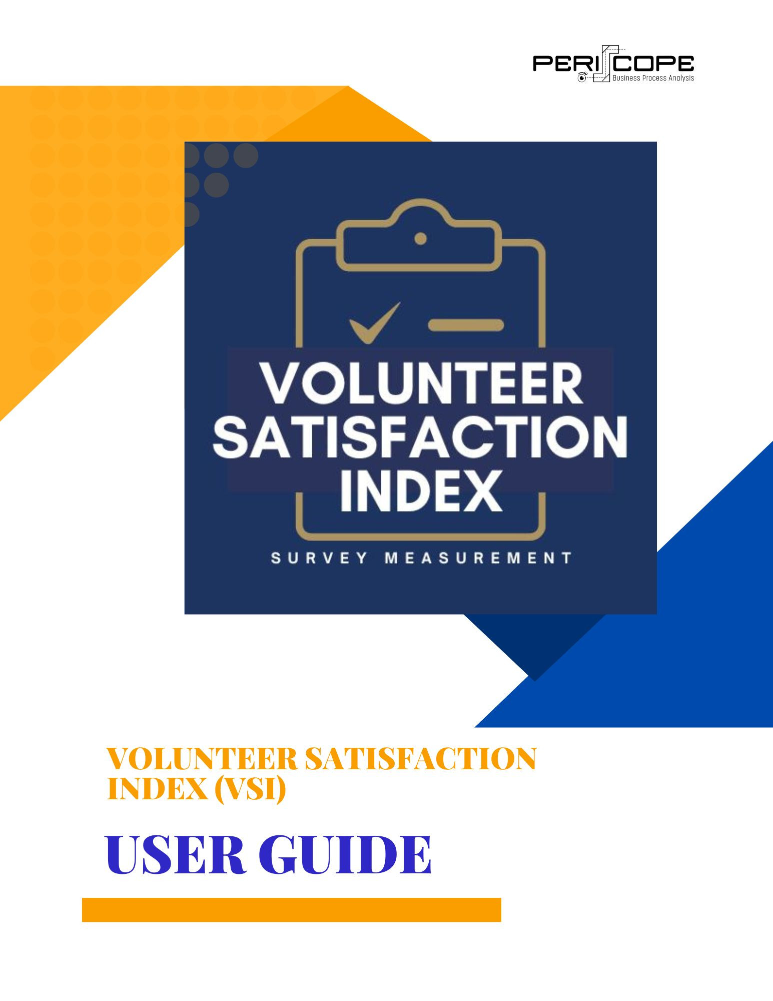 Volunteer Satisfaction Index (VSI) User Guide