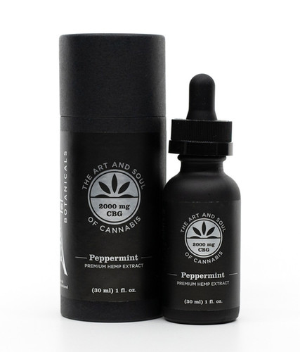2000mg | Full-Spectrum | CBG Tincture | Peppermint | Best CBG Oil