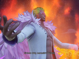 Epic Showdown: One Piece Odyssey - Gear 4 Luffy vs Doflamingo Boss Fight at Dressrosa