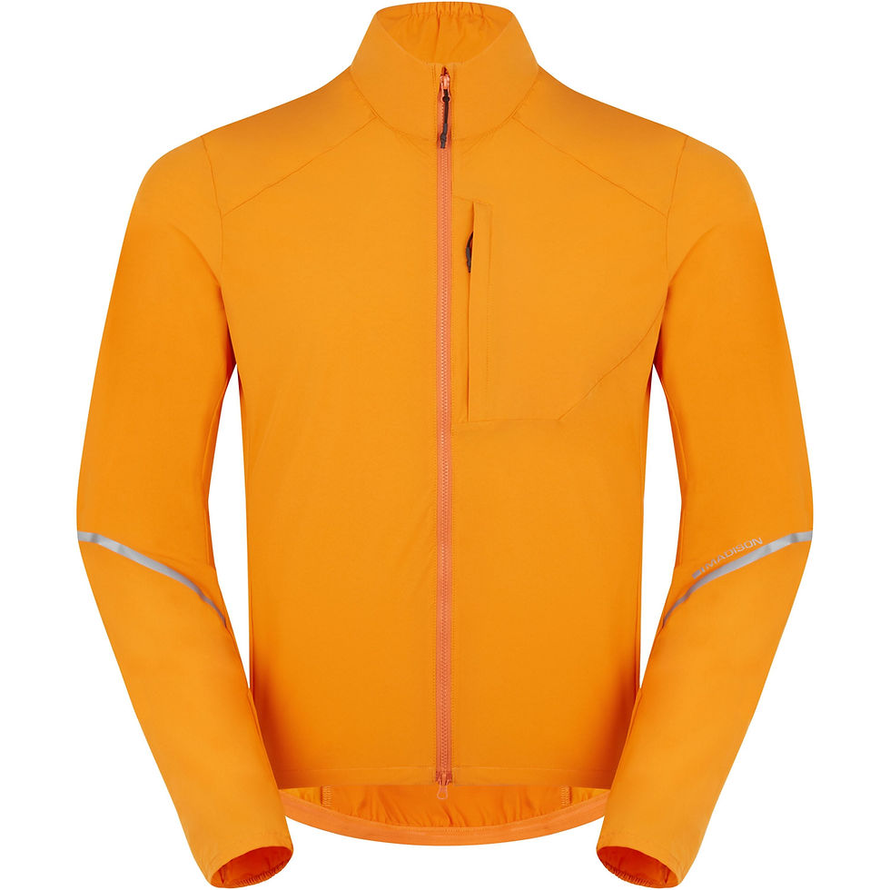 Madison Freewheel Windproof Packable Jacket - men's - Mango orange