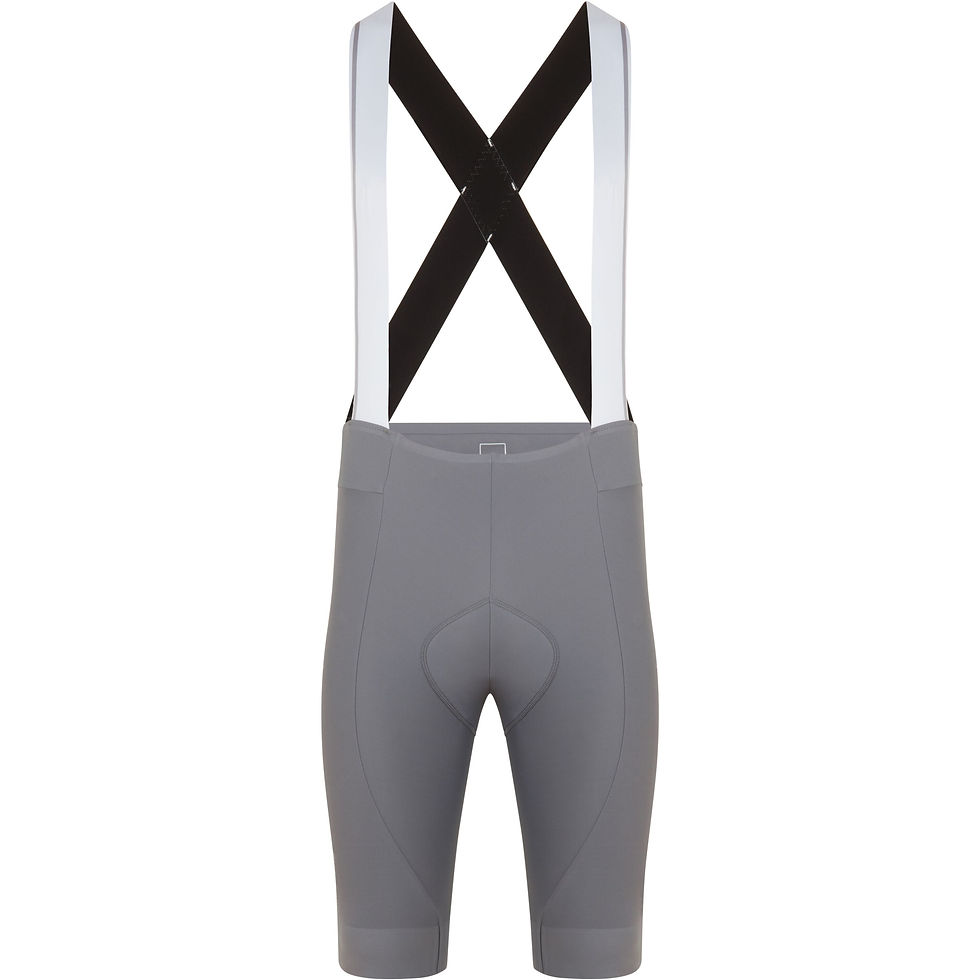 Madison Flux EIT Men's Padded Lycra Bib Shorts - Grey