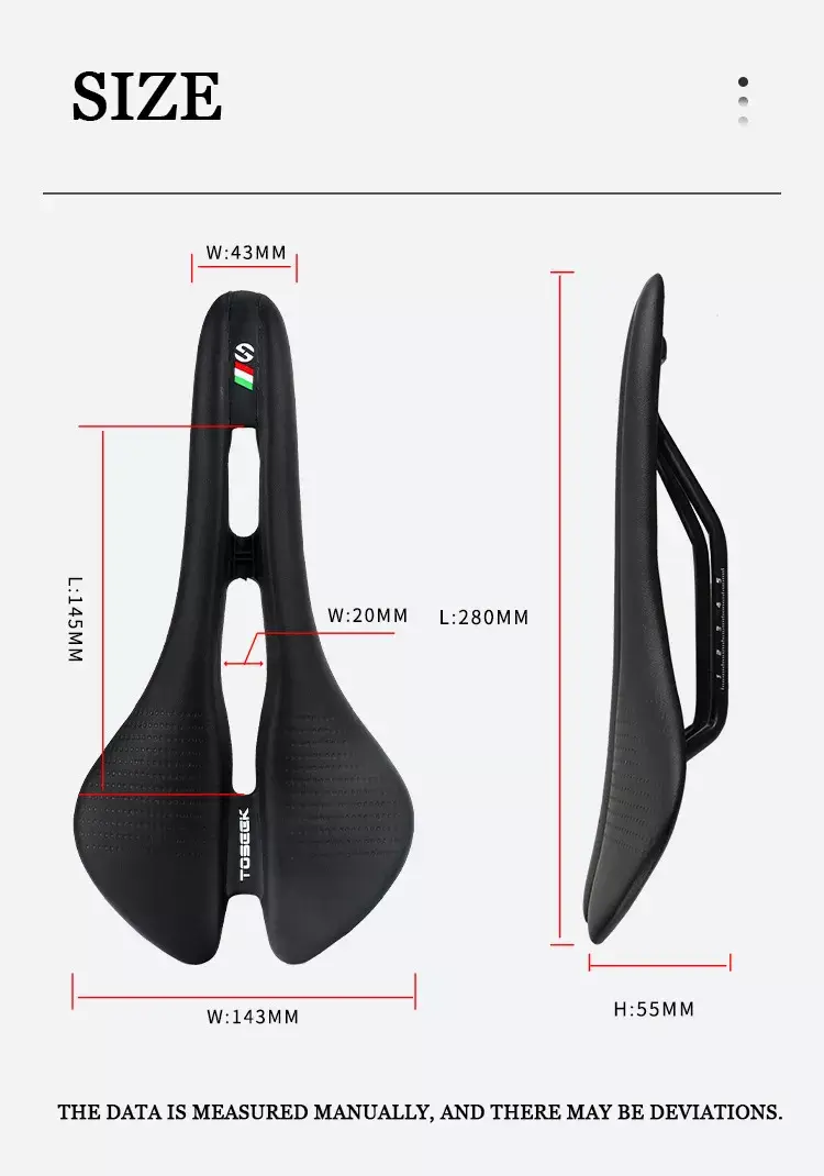 Thumbnail: Bicycle Saddle (Black-Blue)