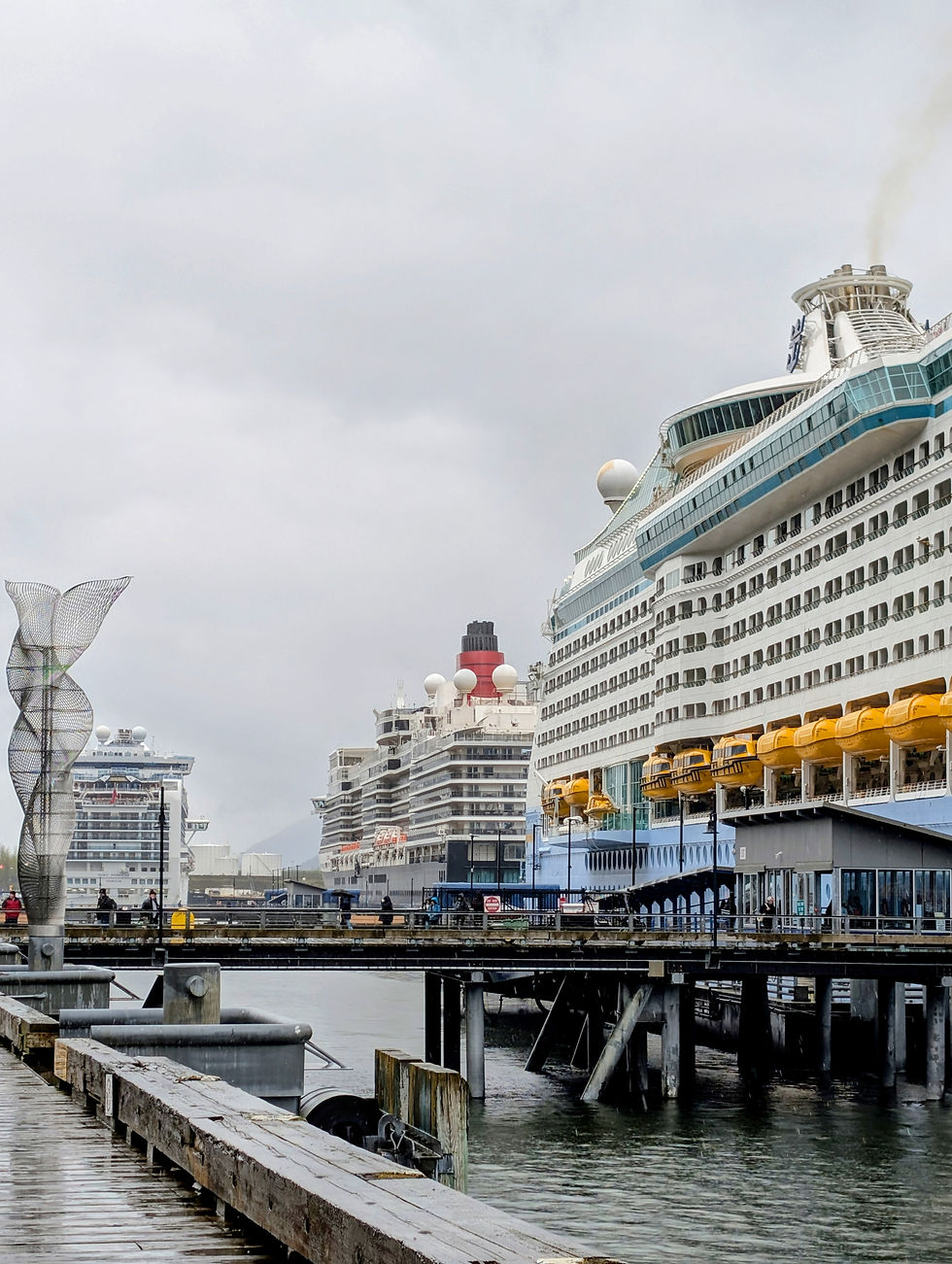 Multiple Cruise Ships in Alaska