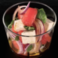 Salade de tomate et tofu style Italien - Vinaigre Champonzu