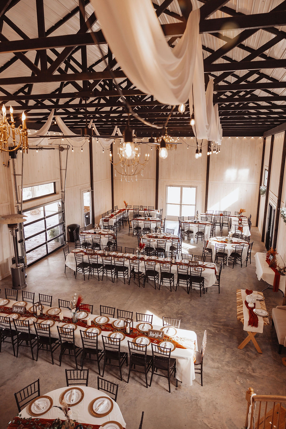 Photo by Krystian Adkins Photography - white barn at luxurious West Virginia wedding venue