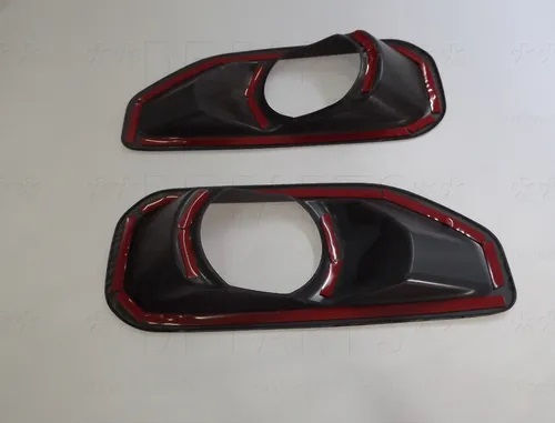 Miniatura: Par De Moldura Do Farol De Milha Jeep Wrangler Jl 2018