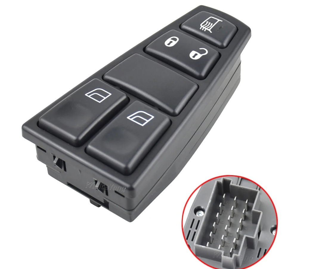 Interruptor Botão Vidro Elétrico Volvo Fh Fm Nh