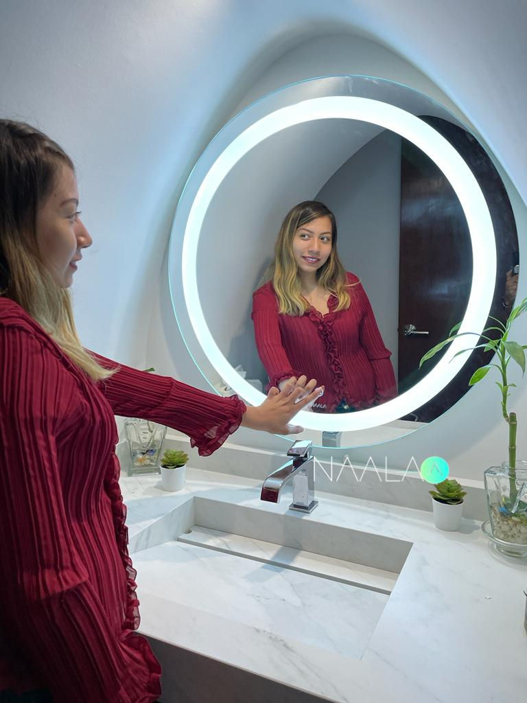 Miniatura: Espejo Circular Luz led touch 80cm