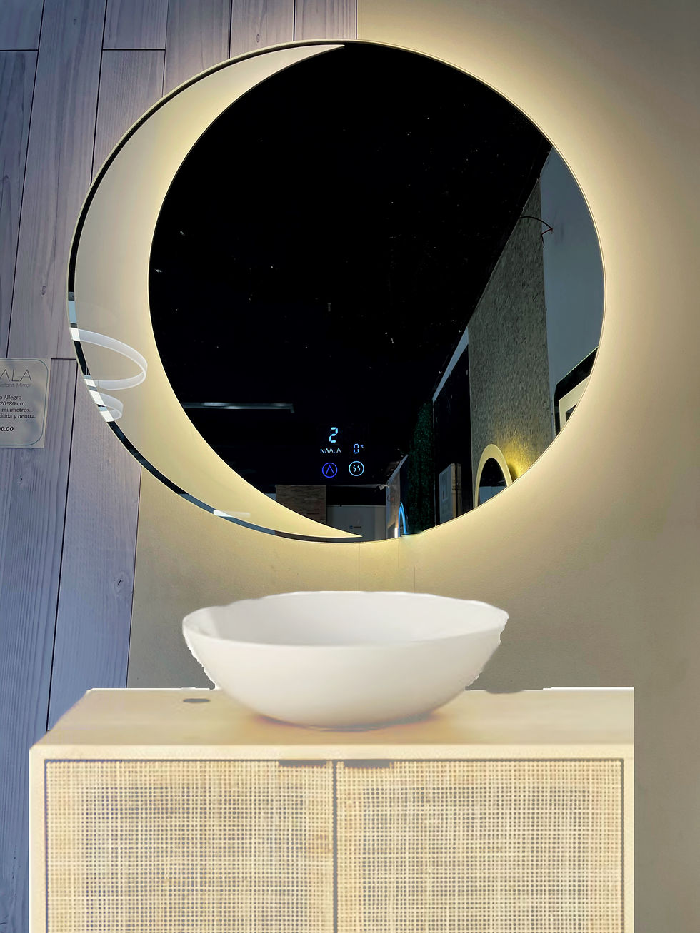 Lunar Touch LED Mirror 29'' Diameter
