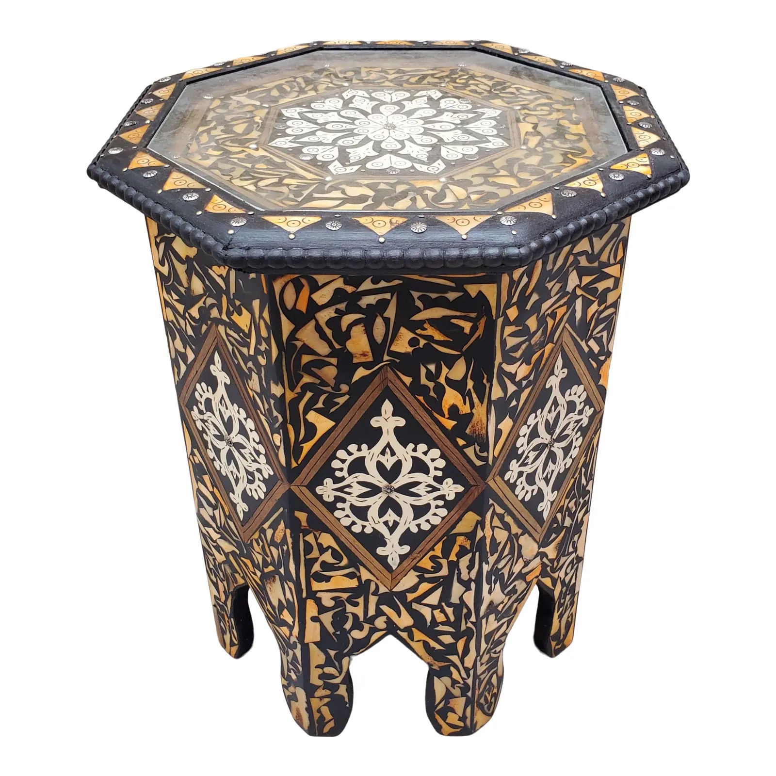 Moroccan Bone & Wood Table
