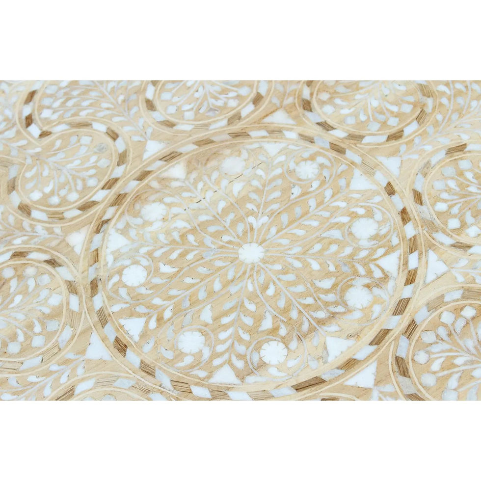 Thumbnail: Moroccan Natural Tone Wood Table