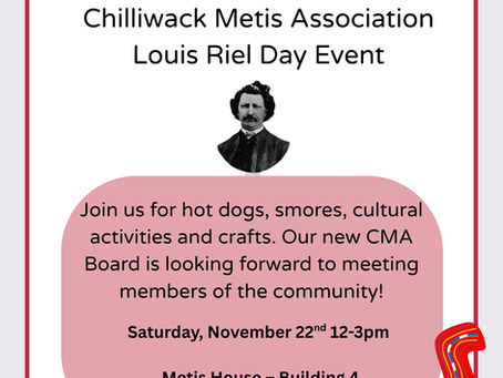 Come meet the new Board at the Louis Riel Day event!