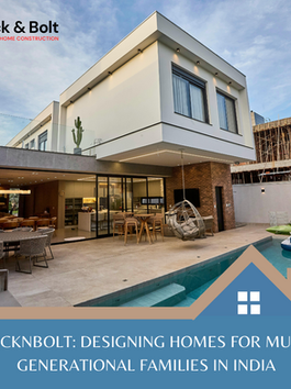 BricknBolt: Designing Homes for Multi-Generational Families in India