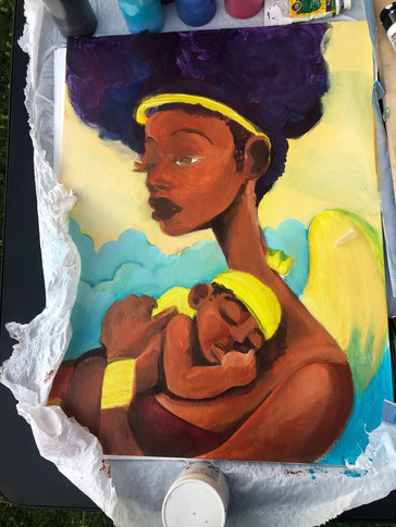 Mothers fear painting
