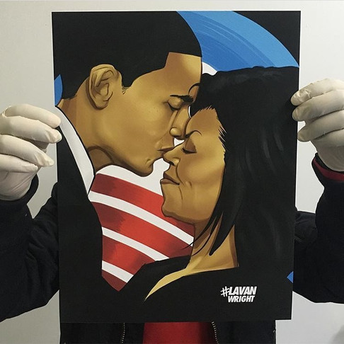 Obamas print