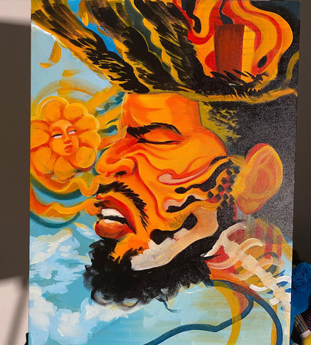 Icarus painting