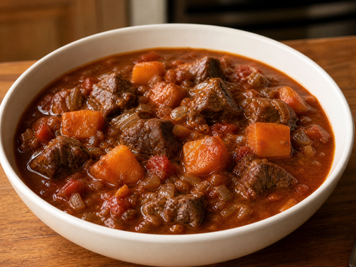 Beef Stew with Orange Kalim-aw Sweet Potato Recipe