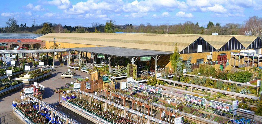 digital signage in garden centres