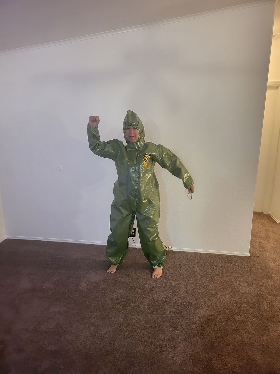 Thumbnail: 6Pieces Kappler Zytron 400 Suit, Over Hoods and DMP Mask And Filters New Hazmat6