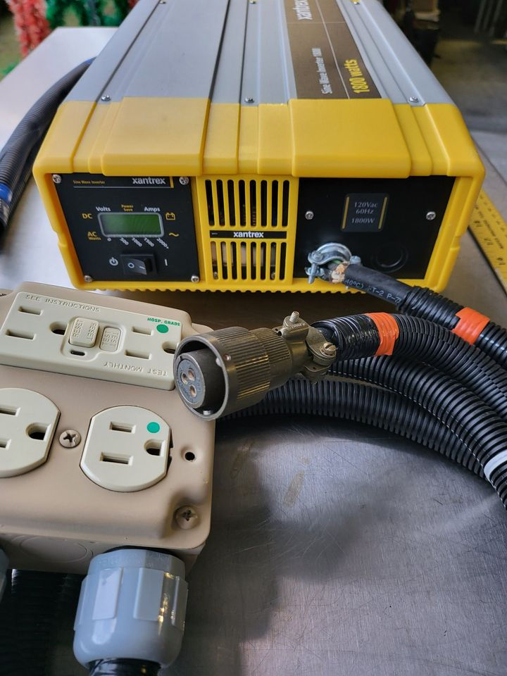 Thumbnail: XANTREX 806-1851 PROSINE 1800/24/120 HARD WIRE INVERTER M998 Humvee Hummer HMMWV