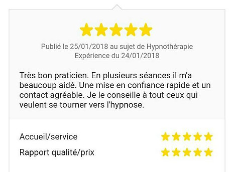 avis hypnose confiance en soi Alsace