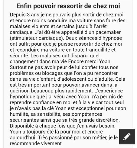 Avis-hypnose-malaise-vagal-Alsace-Mulhouse, Colmar(68)-Strasbourg-Haguenau-Sélestat(67)