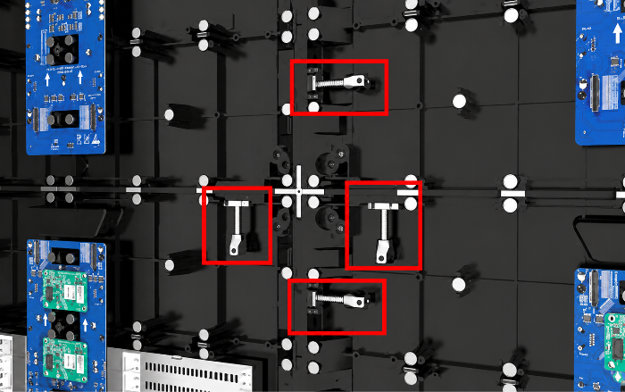 FIW Series LED Video Wall locking system for installation